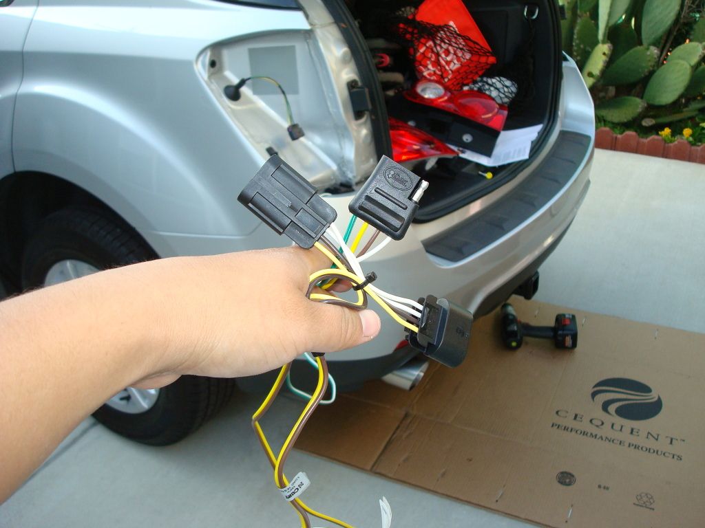 How to add 2 inch tow hitch/electrical connectors with pictures GMC